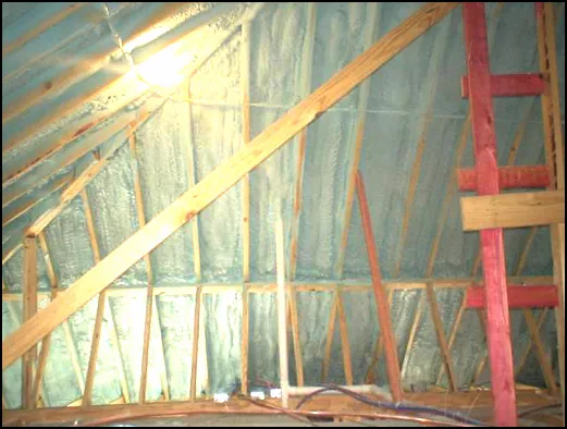 Spray Foam Insulation Application